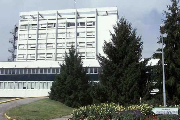 Vue générale de l’Hôpital Sud de Grenoble, situé sur la commune d'Échirolles