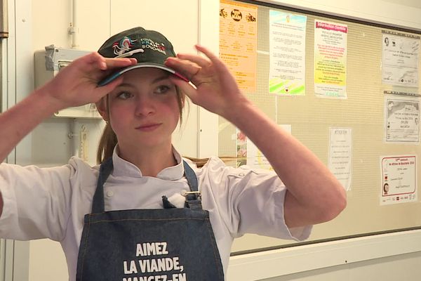 Léna, une apprentie bouchère pas comme les autres. Et écolo !