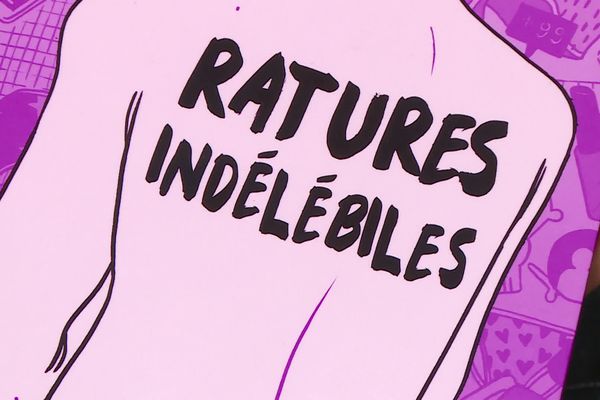 La BD "Ratures indélébiles"  évoque le harcèlement scolaire.