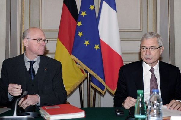 Norbert Lammert et Claude Bartolone