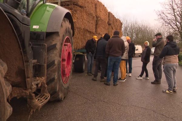 Des agriculteurs de la Coordination rurale sont mobilisés en ce début d'année 2025.