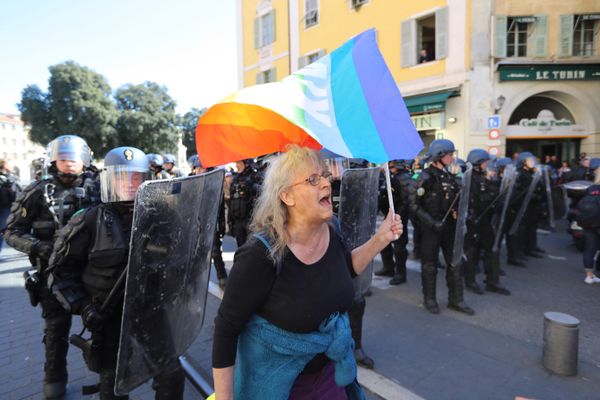 La militante Geneviève Legay lors de la manifestation interdite du 22 mars 2019.