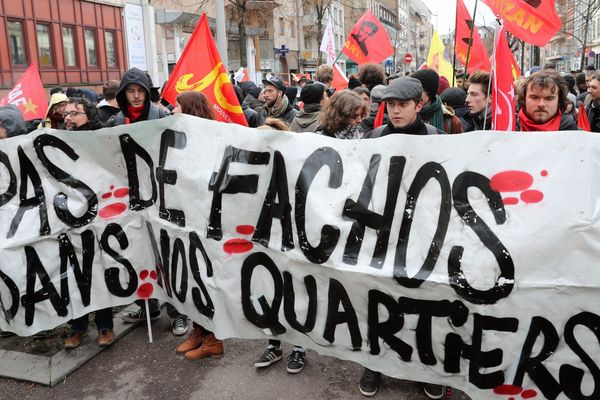 Lors d'une précédente manifestation, à Strasbourg. 