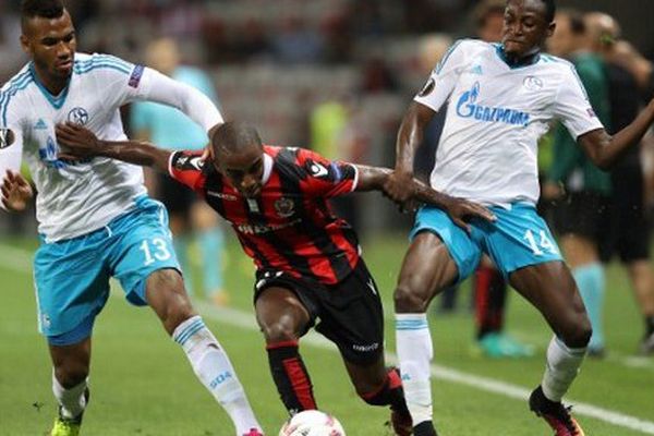 Ricardo Pereira lors de ce match d'Europa League - Nice-Schalke 04.