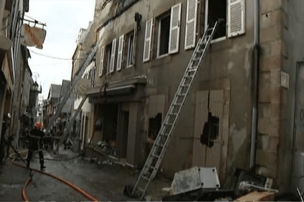 Maison incendiée à Lannion le 6 mars 2012