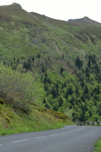 Romain Bardet était sur les routes du Cantal pour une reconnaissance, avant son dernier Tour de France.