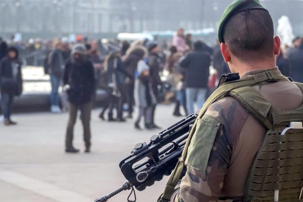 Patrouille de militaires de l'opération Sentinelle (Photo d'illustration)