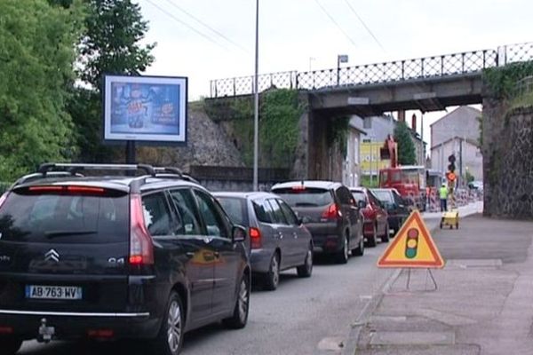 La rue Armand Dutreix pour l'instant en circulation alternée