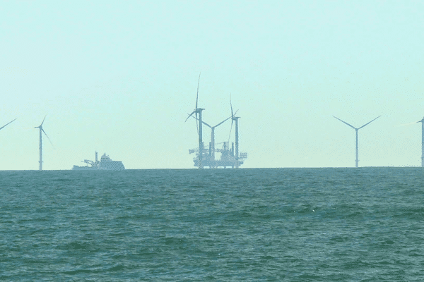 Les éoliennes offshore au large de Saint-Nazaire