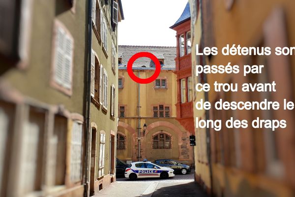 La maison d'arrêt de Colmar.