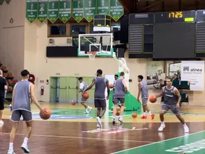 Les joueurs du Limoges CSP à l'entrainement (septembre 2024)