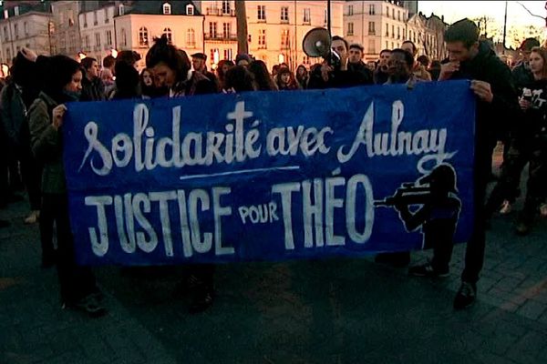 Une manif de soutien à Théo a eu lieu à Nantes ce mercredi 8 février 2017