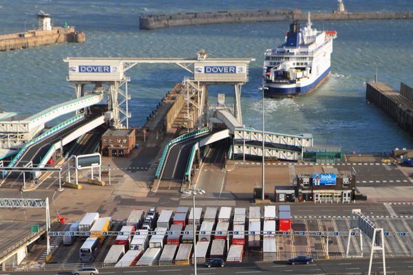 Le port de Douvres. Pour ne pas le saturer, le centre de dédouanement se trouvera à Ashford