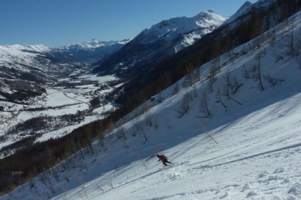 Sur le versant est de Roche Bernard