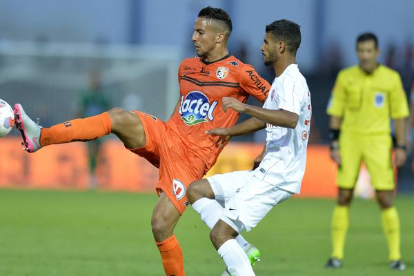 Rachid Aliou, l'auteur d'un des trois buts contre l'AJ Auxerre, illustration