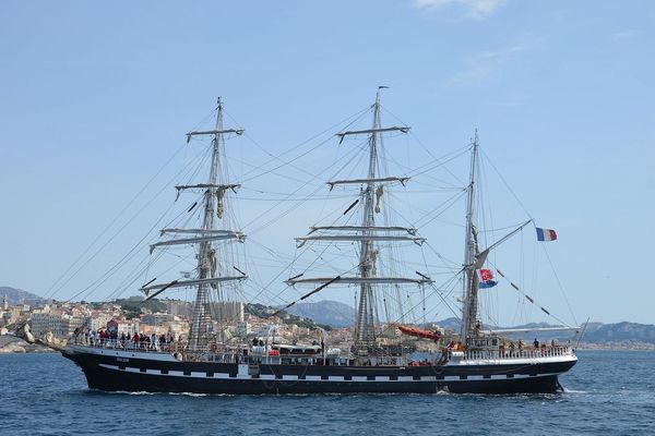 Le Belem fait escale samedi et dimanche à Marseille