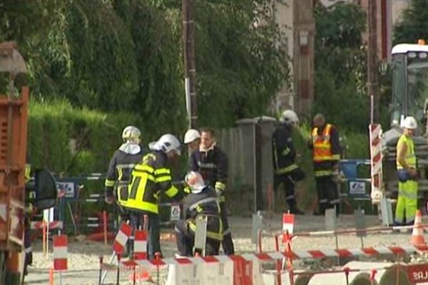 Les pompiers sont intervenus suite à la fuite de gaz rue Aristide Briand ce matin. 