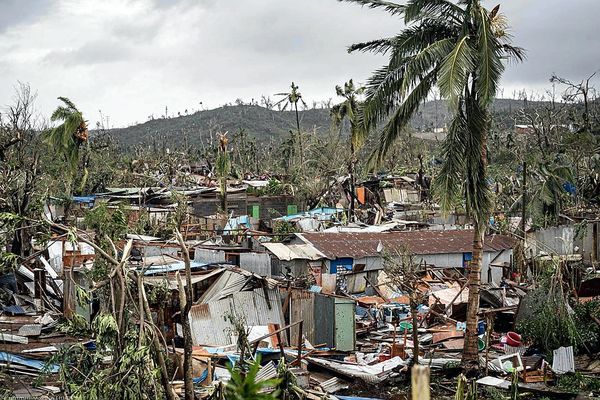 Mayotte, le 15 décembre 2024. Impossible de connaitre le bilan humain du passage du cyclone Chido, probablement des centaines de morts.