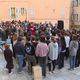 250 élèves se sont rassemblés sur le parvis de l'église Saint-Charles de Bastia pour un concert.