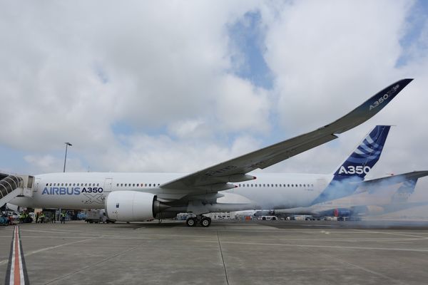 Airbus A350 à Toulouse