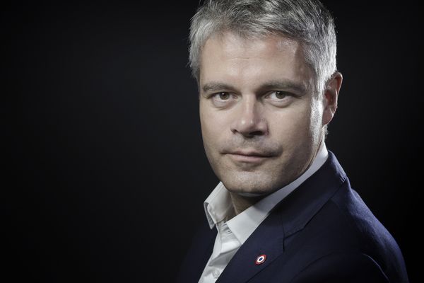 Laurent Wauquiez a officialisé le 31 août 2017 sa candidature à la présidence du parti Les Républicains.