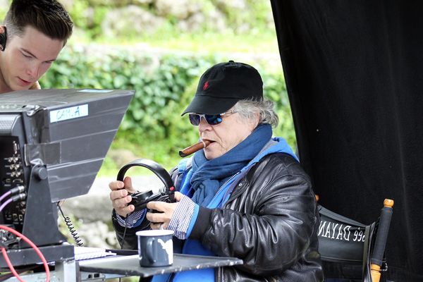 José Dayan en juin 2013 à Angoulême pour le tournage du téléfilm "indiscrétions".