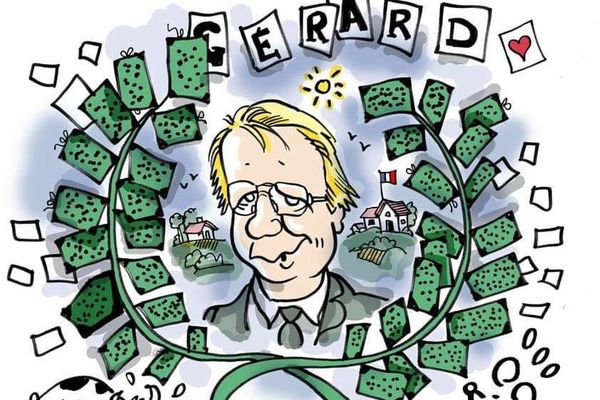 Le dessinateur Plantu a rendu hommage à Gérard Vandenbroucke via le compte twitter Cartooning for peace