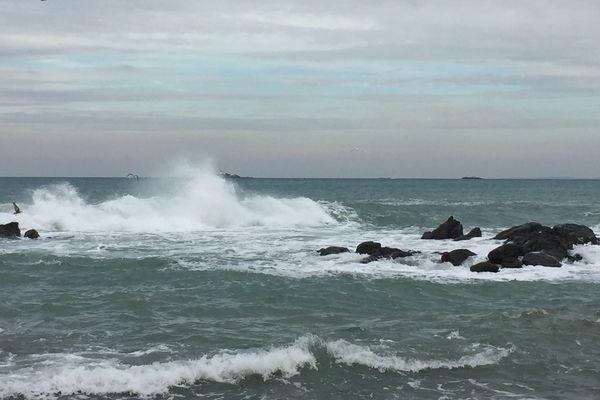 Mer agitée à Saint-Quay-Portrieux