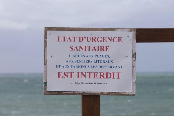 L’accès aux plages est interdit