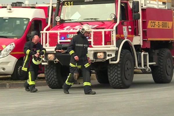 Une trentaine de sapeurs-pompiers du SDIS 17 est intervenue dans le camping Le Fleur d'Oléron.