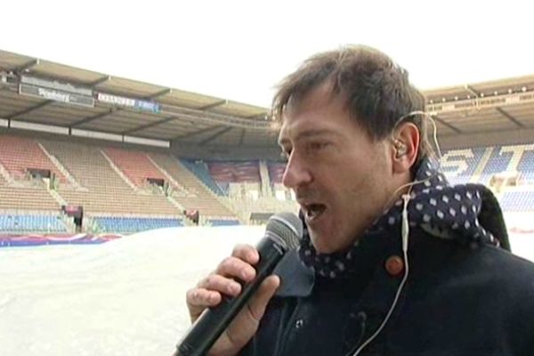 Paul Veccia, ce matin au stade de la Meinau