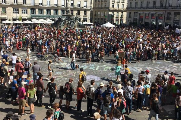 La marche pour le climat à Nantes le 8 septembre 2018