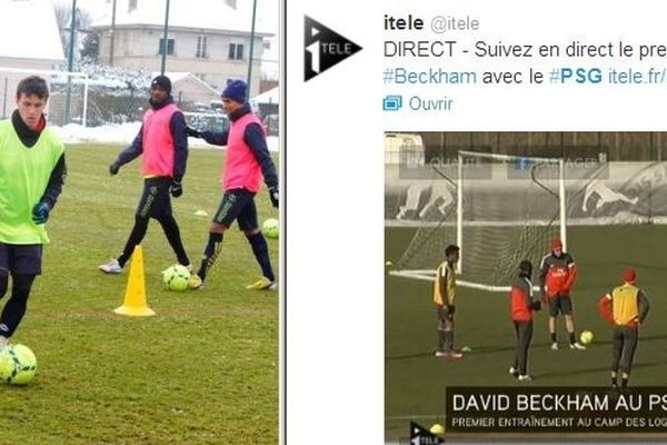 L’entraînement à Chabaud....et celui du PSG : 2 styles un rien différent