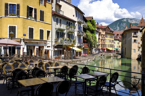 Le centre ville d'Annecy en Haute-Savoie