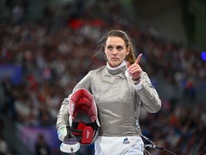 Après sa médaille d'or au sabre aux JO de Paris, Manon Apithy-Brunet revient à la compétition à Orléans.