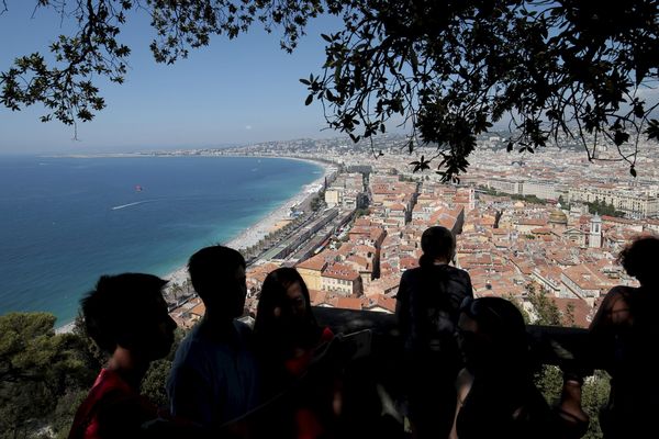 Nice, vue de la promenade des Anglais, le 28 juillet 2016.