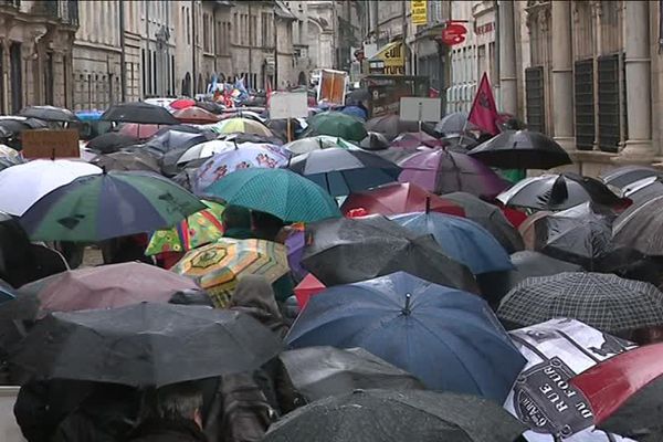 Manifestation des retraités à Besançon le 15 mars 2018