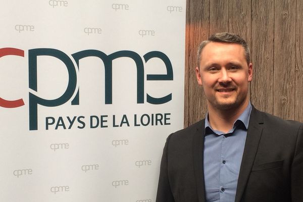 Olivier Morin président de la CPME des Pays de La Loire, chef d'entreprise responsable ne veut pas mettre en danger la santé de ses salariés par le covid-19