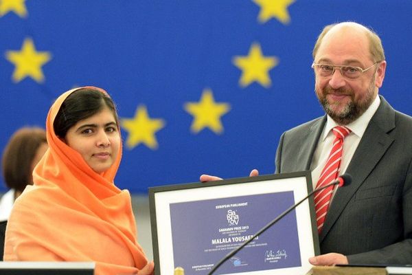 Malala Yousafzaï a reçu le prix Sakharov au Parlement européen