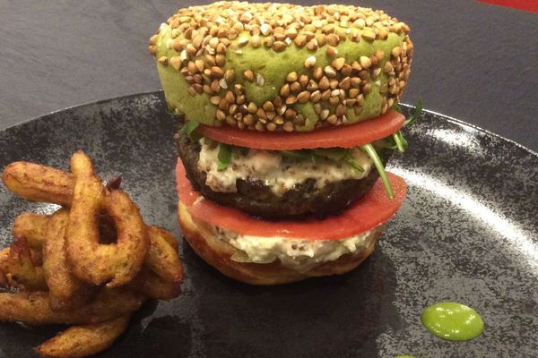 Le Breiz'Men Bon, burger arrivé deuxième de la Coupe de France du burger