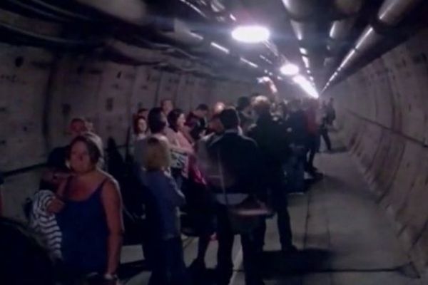 Des passagers bloqués dans le Tunnel sous la Manche