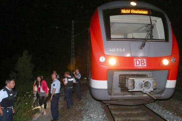 Le TER à bord duquel a eu lieu l'attaque