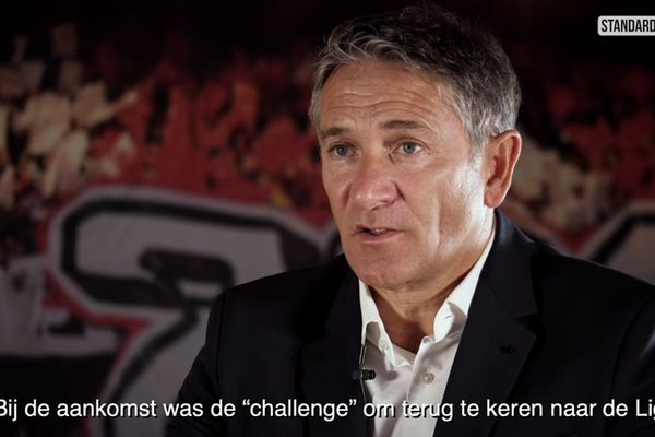 Philippe Montanier, interviewé par son nouveau club, le Standard de Liège