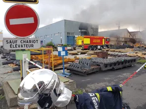 Le 10 septembre 2021, l'usine Aubert & Duval en proie à un important incendie.