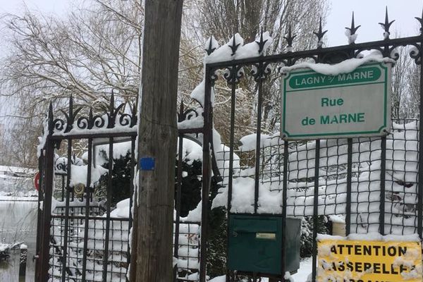 Après la crue, la neige !