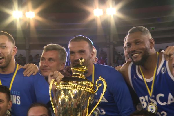 La victoire de l'équipe de Biscarosse avec Boris Diaw lors de la coupe des Landes le 1er juin 2024.