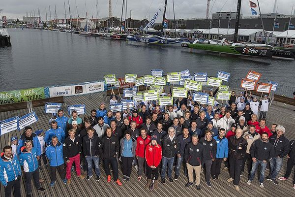 Tous les concurrents de la transat Jacques Vabre 2015.