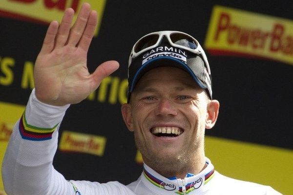 Tor Hushovd, champion du monde en 2010 a remporté au sprint la 1ère étape 