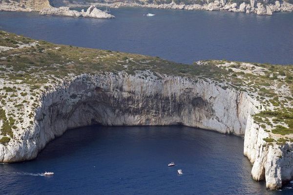 Une partie du Parc national des Calanques au large de Marseille