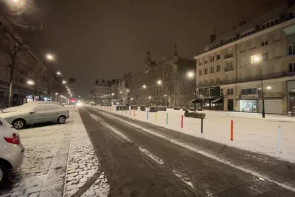 De la neige à Valenciennes. 